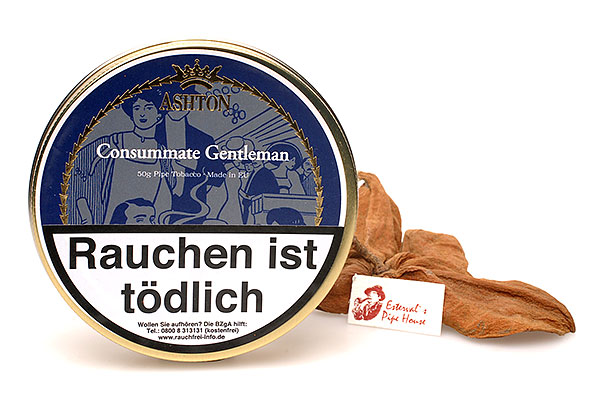 Ashton Consummate Gentleman Pipe tobacco 50g Tin Ashton Consummate Gentleman Pipe tobacco 50g Tin